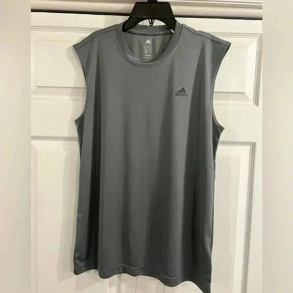 Dark Gray adidas Climalite Activewear Tops for Men in perfect condition - Picture 1 of 9